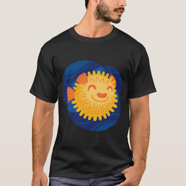 Camiseta Pez puercoespín (Anverso)
