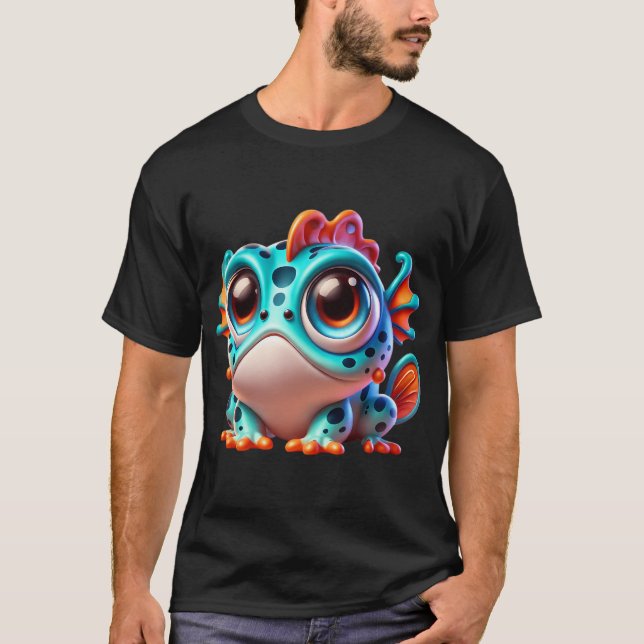 Camiseta Pez Rana Adorable (Anverso)