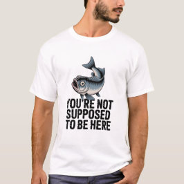 Camiseta Pez raro cita divertida surrealista