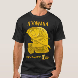 Camiseta Pez Rey de Agua Dulce Arowana Dorada