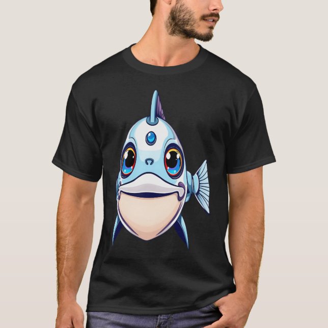Camiseta Pez Robot (Anverso)