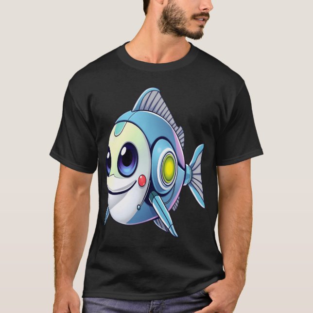 Camiseta Pez Robot (Anverso)