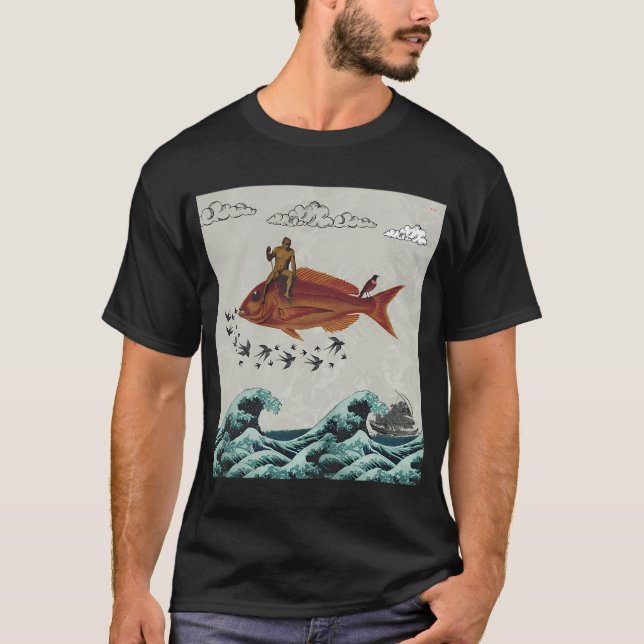 Camiseta Pez rojo (Anverso)