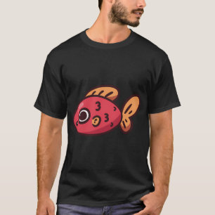 Camiseta Pez Rojo Garabato