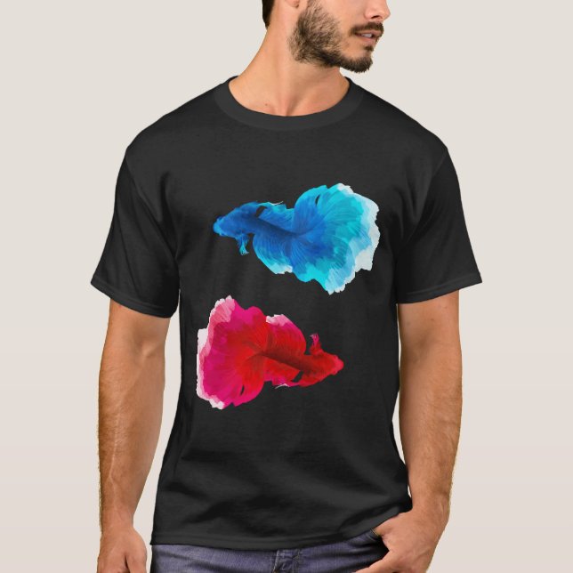 Camiseta Pez Rojo, Pez Azul (Anverso)