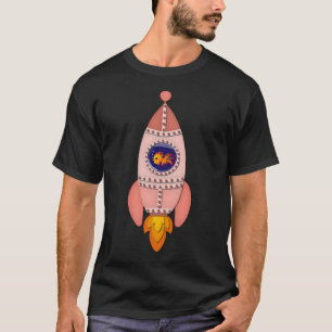 Camiseta Pez Rosa el Cohete
