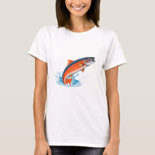 Camiseta Pez salmón