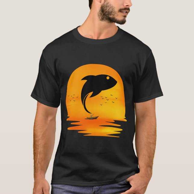 Camiseta Pez silueta (Anverso)