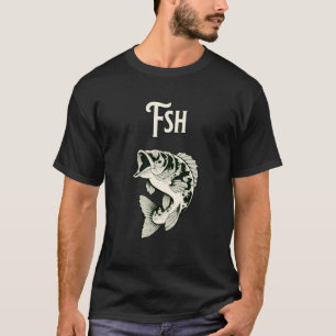 Camiseta Pez Sin Yo Fsh Chiste Divertido Para Pescadores