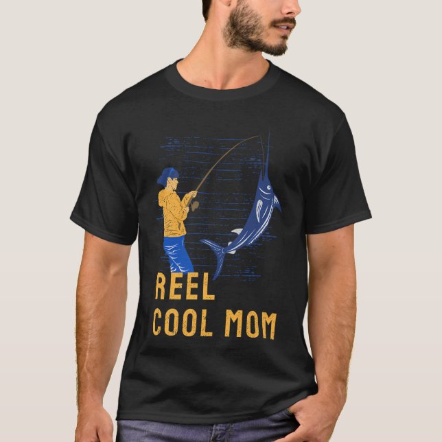 Camiseta Pez sobre color de trucha marrón (Anverso)