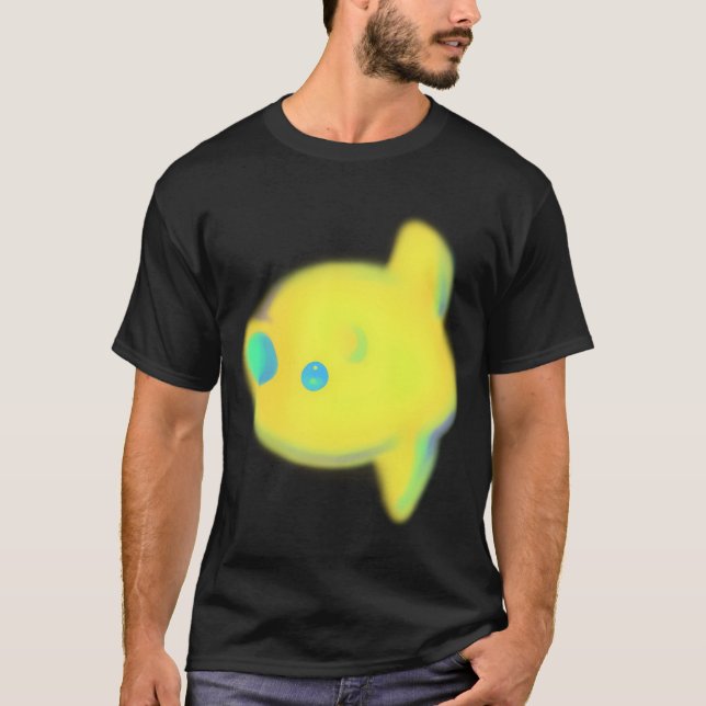Camiseta Pez sol amarillo (Anverso)