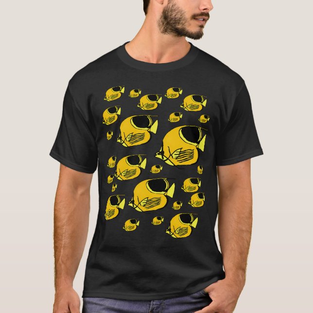 Camiseta Pez sol amarillo (Anverso)