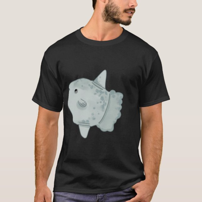 Camiseta Pez sol azul (Anverso)