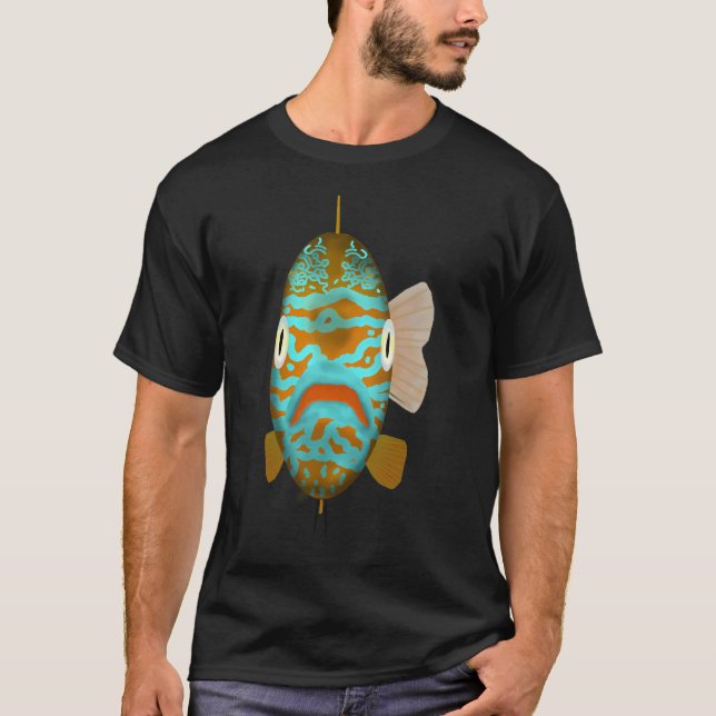 Camiseta Pez sol de oreja larga - Cabeza de pez (Anverso)