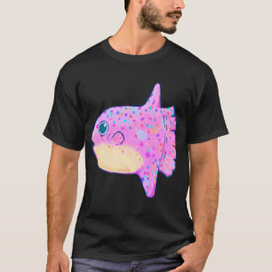 Camiseta Pez sol del océano con Funfetti — Ilustración digi