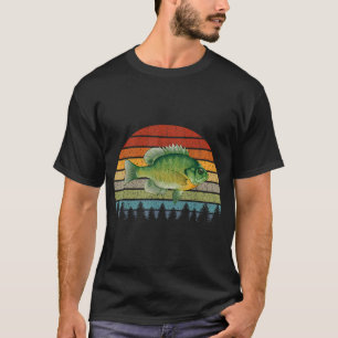 Camiseta Pez Sol Dorado Pesca Retro Pez de Agua Dulce Vin