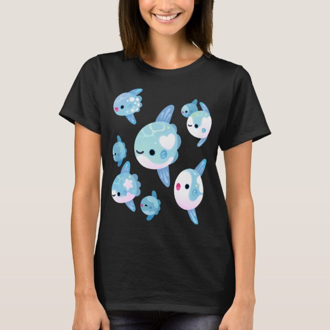 Camiseta Pez sol nadando (Anverso)