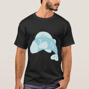 Camiseta Pez Sonriente Azul