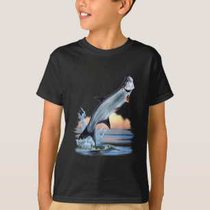 Camiseta Pez Tarpon de Agua Dulce Caza de Vida Silvestre Pe