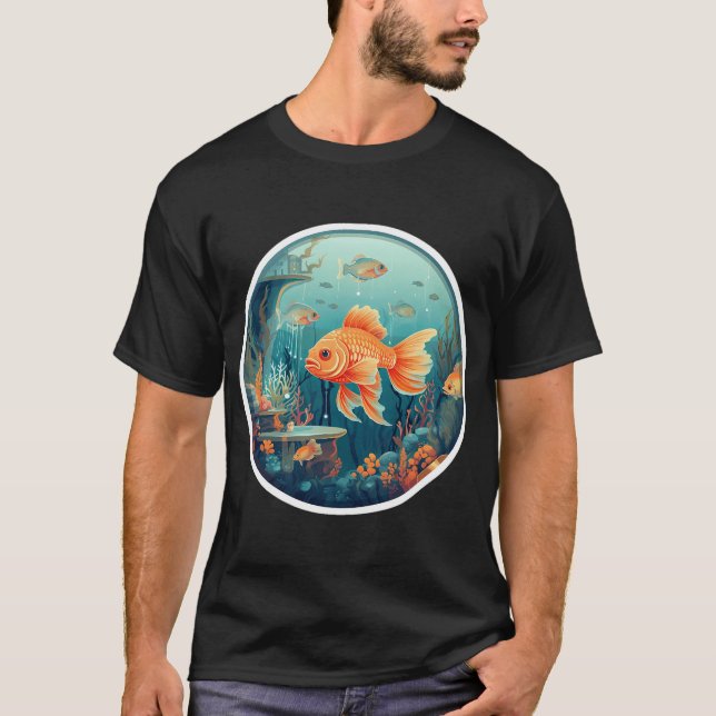 Camiseta Pez Tetra Nariz de Rummy (Anverso)