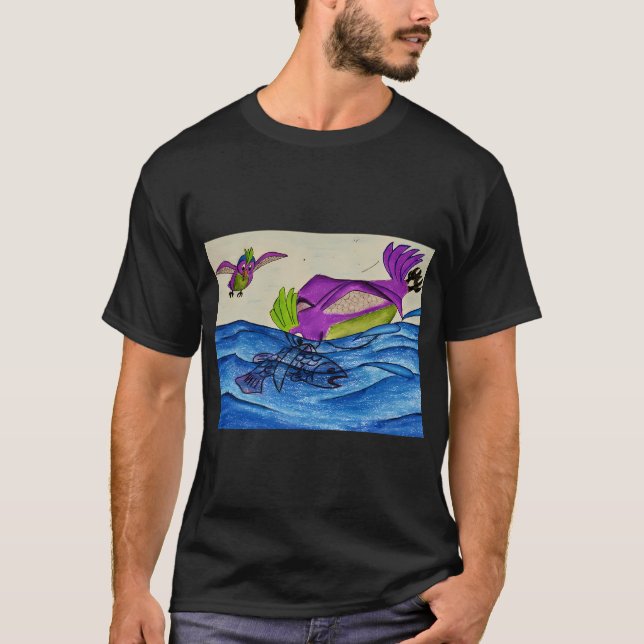 Camiseta Pez Tetra Neon (Anverso)