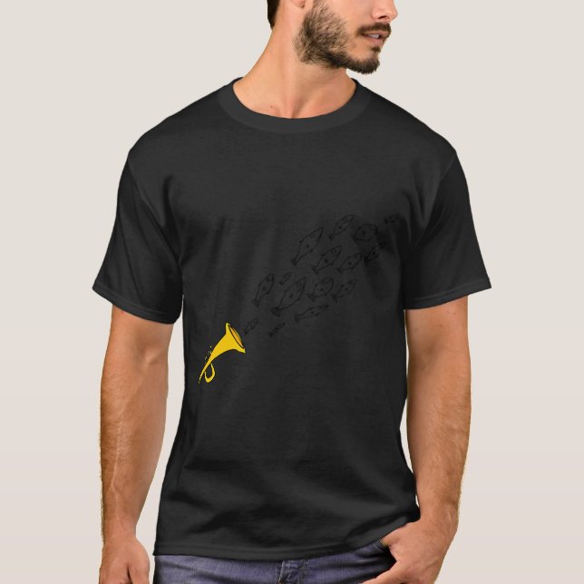 Camiseta pez trompeta (Anverso)