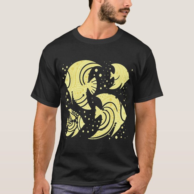 Camiseta Pez Tropical Amarillo (Anverso)