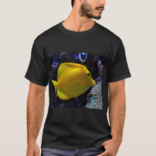 Camiseta Pez tropical tang amarillo