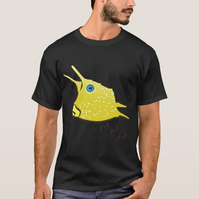 Camiseta Pez Vaca de Cuerno Largo (Anverso)