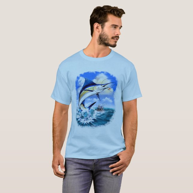 Camiseta Pez Vela Deportivo, (Anverso completo)
