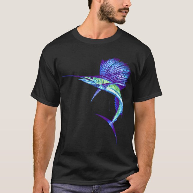 Camiseta Pez vela funky (Anverso)