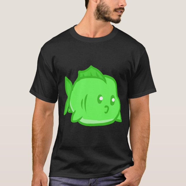 Camiseta Pez Verde Regordete (Anverso)