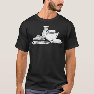 Camiseta pfannkuch pancakes crepes desayuno panadería pirat