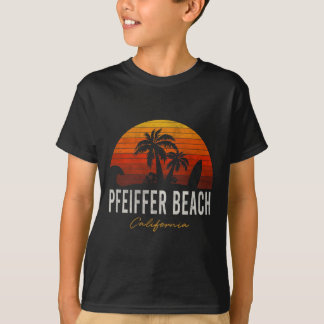 Camiseta Pfeiffer Beach California Palms Vacation Surf Sund