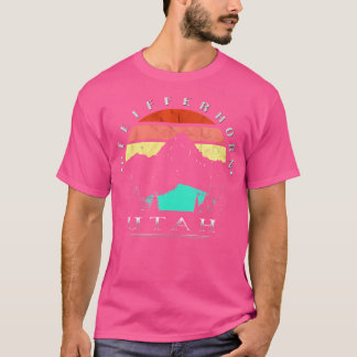 Camiseta Pfeifferhorn Utah Hiking Vintage Sunset