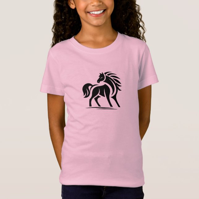 Camiseta Pferdchen Illustration (Anverso)