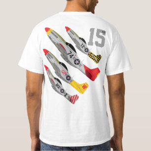 Camiseta Pfive1 P-51 "décimo quinta fuerza aérea "