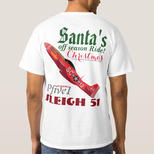 Camiseta Pfive1 "trineo 51" (Reverso)