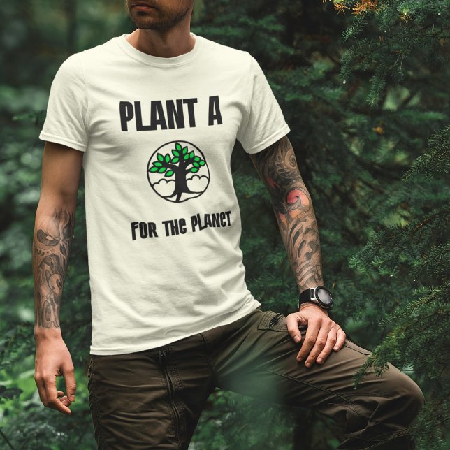 Camiseta Pflanze einen Baum für den Planeten (Subido por el creador)