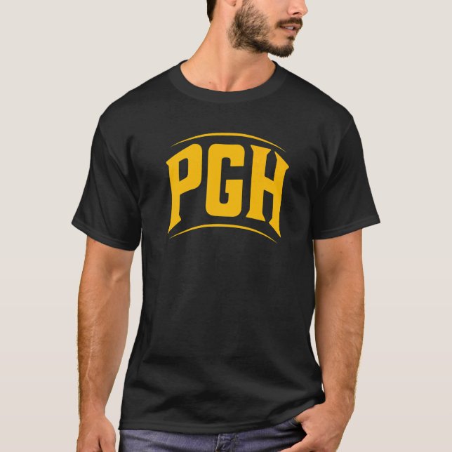 Camiseta Pgh Home 412 de Pittsburgh Pennsylvania Steel City (Anverso)