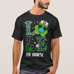 Camiseta Ph 2021 St Patricks Day Love ER Nurse Funny Shamro