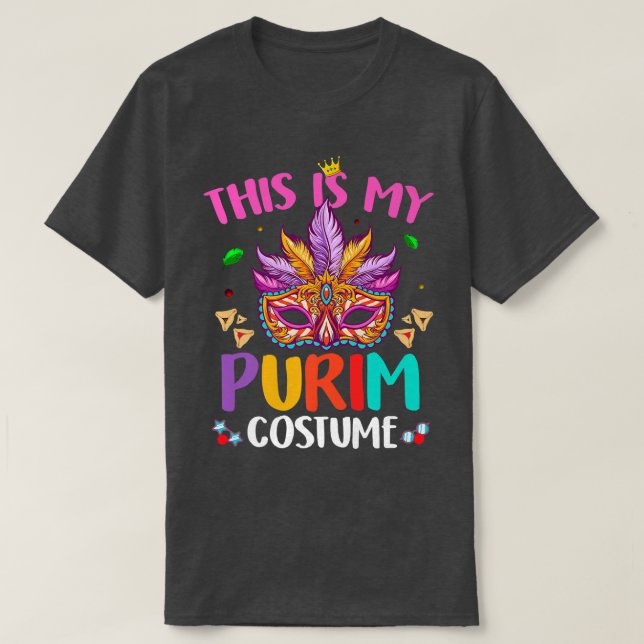 Camiseta Ph 2022 Feliz Purim Hamantash Este Es Mi Purim Cos (Diseño del anverso)