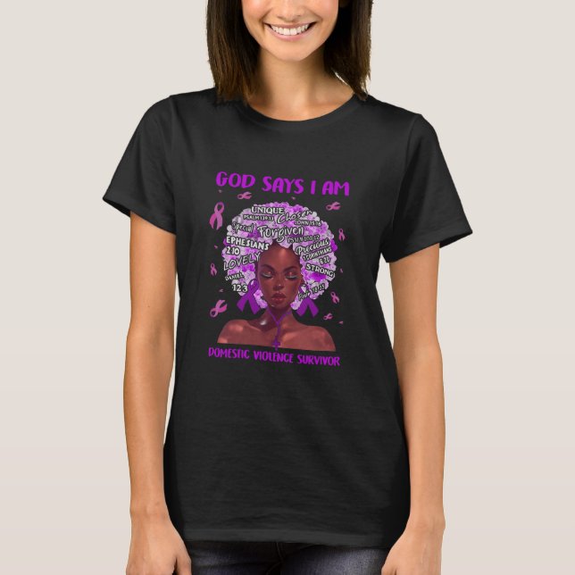 Camiseta Ph. Disposición de sensibilización sobre la violen (Anverso)