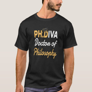 Camiseta Ph Diva Médica De Filosofía Phdiva Para Phd Studen