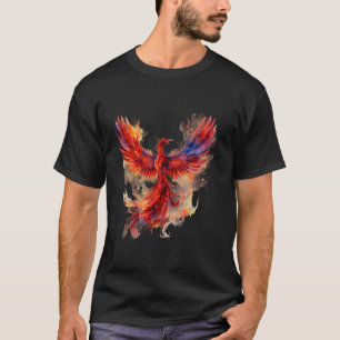Camiseta Ph renacido de ave mítica Fuego de aves Phoenix Bi