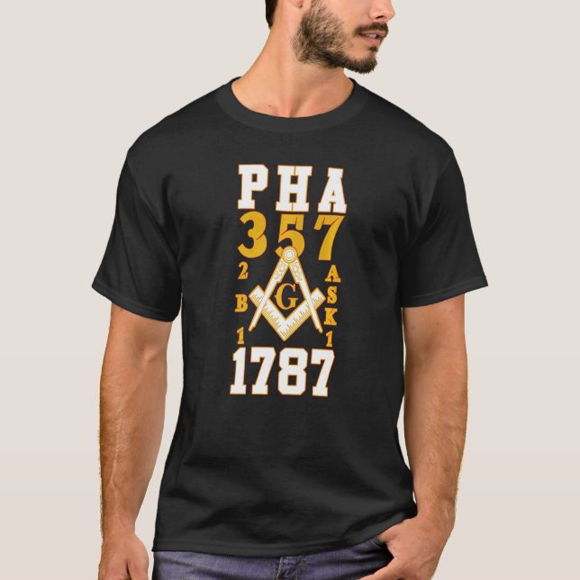 Camiseta Pha 357 Mason 1987 2b1ask1 Compass Square Father (Anverso)