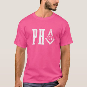 Camiseta Pha Prince Hall Mason Freemason Masonic Square & C