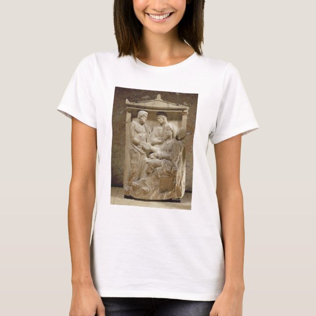 Camiseta Phainippos y Mnesarete gravestone con familia (Anverso)