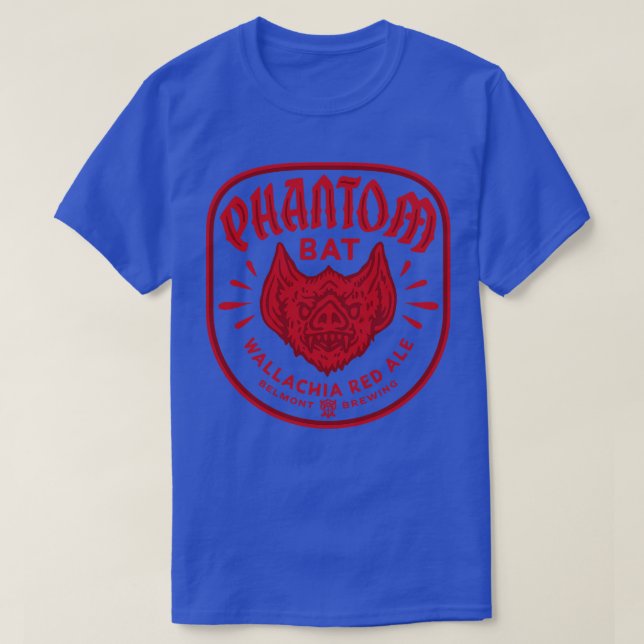 Camiseta Phantom Bat Red Ale (Diseño del anverso)