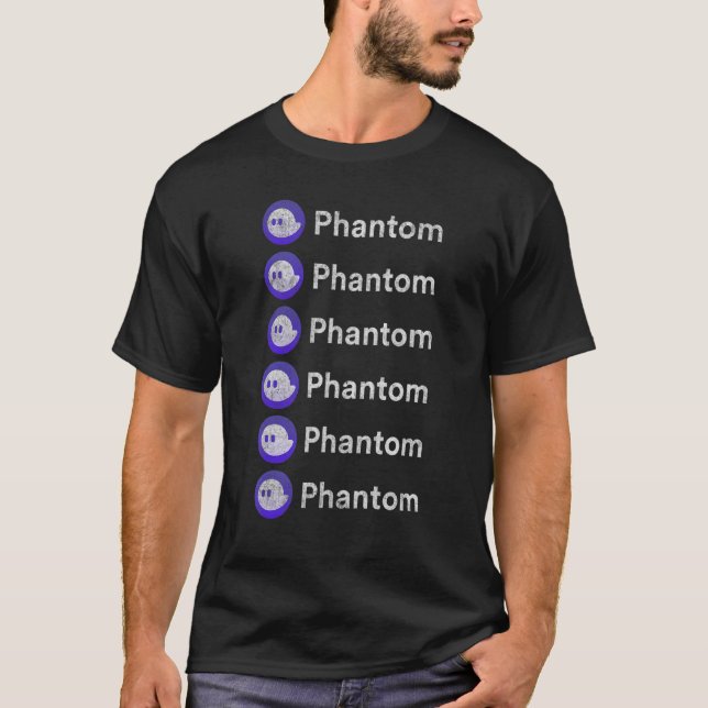 Camiseta Phantom Nft Y Crypto Defi Wallet En La Solana (Anverso)